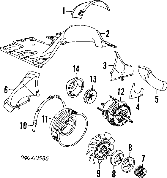 99919234550 Porsche correa trapezoidal