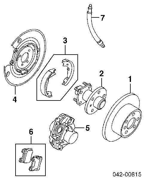 90399218 Opel zapatas de frenos de tambor traseras