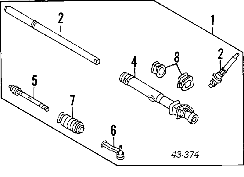 31232GA080 Subaru fuelle, dirección