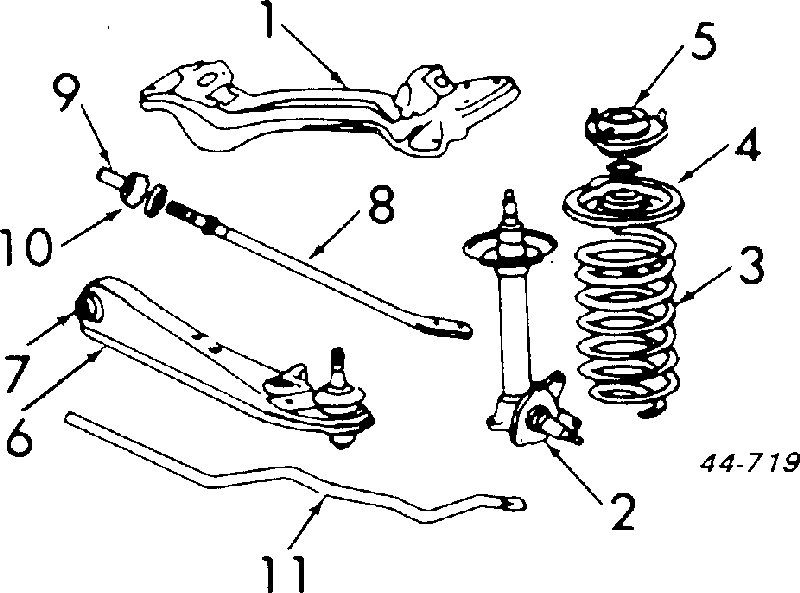 4851022050 Toyota soporte amortiguador delantero