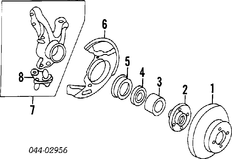 4773012320 Toyota pinza de freno delantera derecha