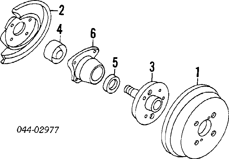 4773012330 Toyota pinza de freno trasero derecho