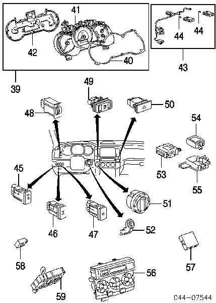 8198002030 Toyota relé, piloto intermitente