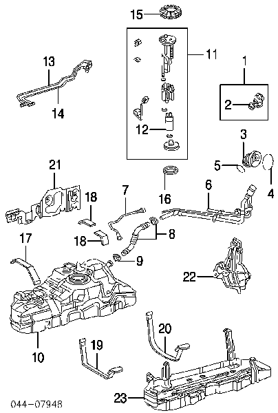  Sello De La Bomba De Combustible para Lexus LX URJ201