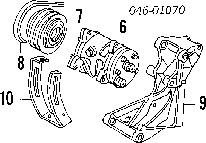  Embrague (bobina magnética) compresor de aire acondicionado para Seat Cordoba 6K2, C2