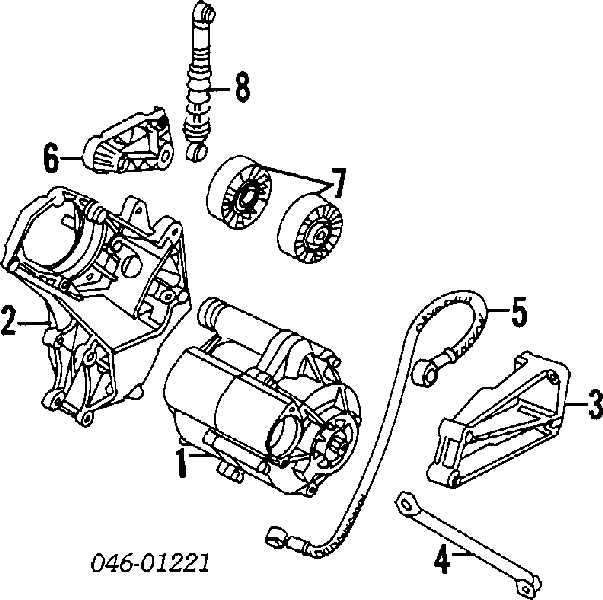 Tensor De Correa De El Amortiguador 763462 Stabilus