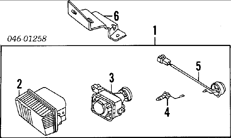  Faro antiniebla izquierdo para Volkswagen Jetta 2 