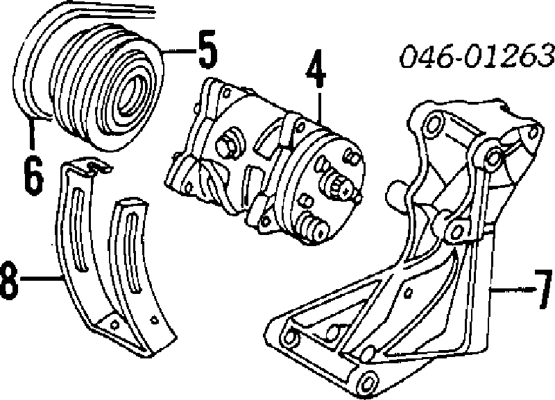 1195011M03 Nissan correa trapezoidal