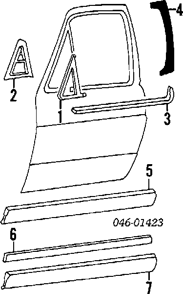 FP 9521 M07 FPS espejo retrovisor izquierdo