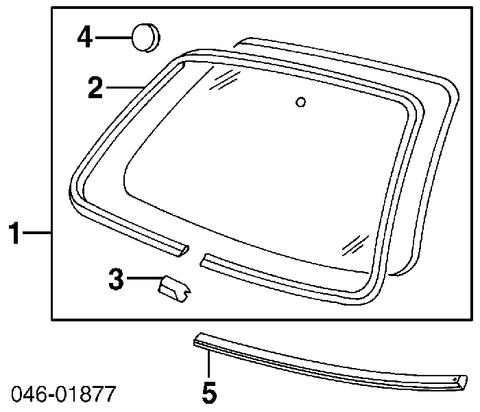  Parabrisas para Volkswagen Passat B3, B4, 3A5, 351