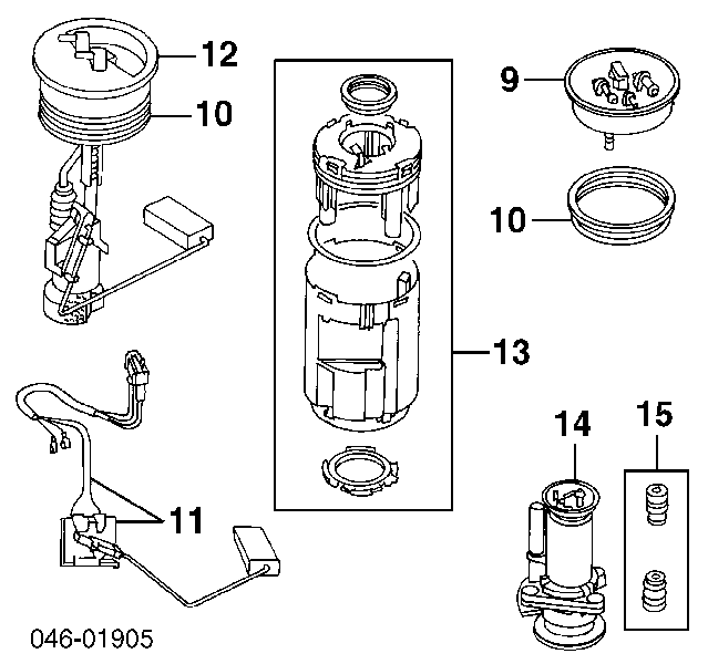 Aforador de combustible  701919673A VAG