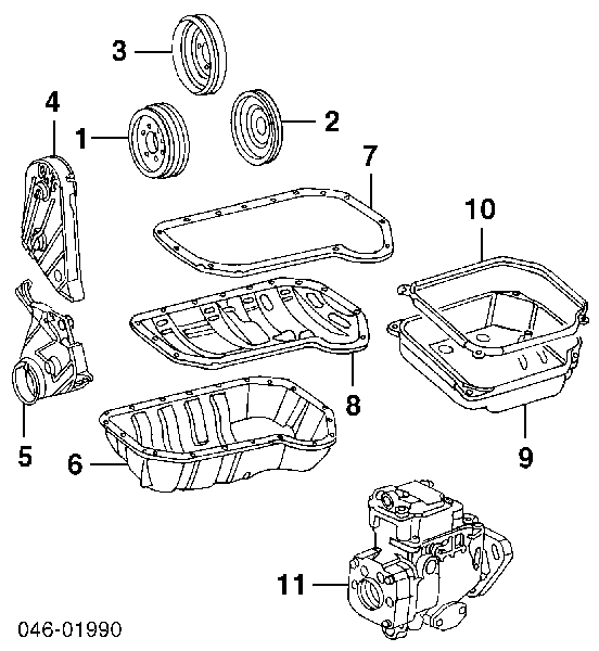 048109175A VAG tapa de correa de distribución inferior