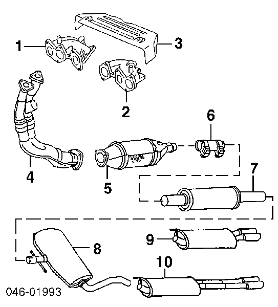 1H0131701NX VAG catalizador