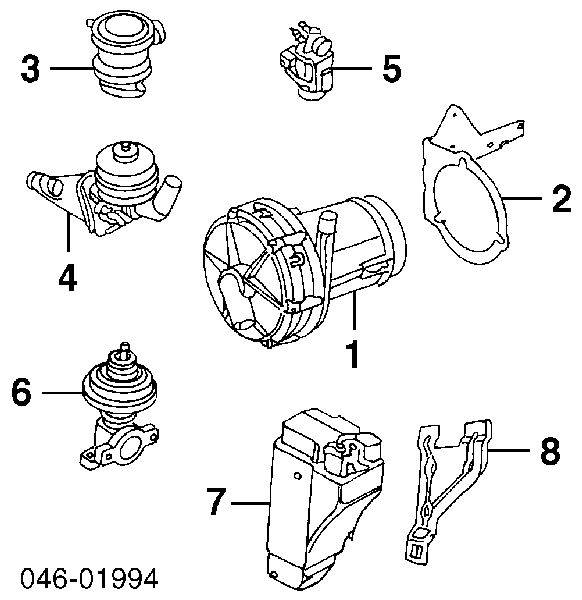  Bomba De Aire para Volkswagen Transporter 70XB, 70XC, 7DB, 7DW