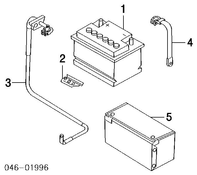  Cable de masa para batería para Seat Toledo 2 