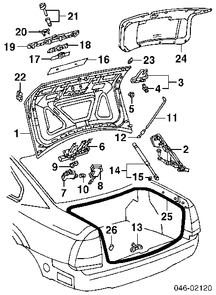  Cilindro de cerradura de maletero para Volkswagen Passat B5, 3B2