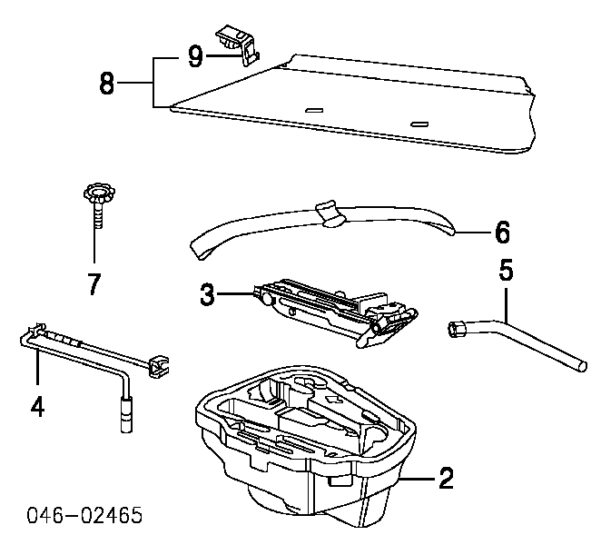  Manija del estante del maletero para Volkswagen Bora 1J2