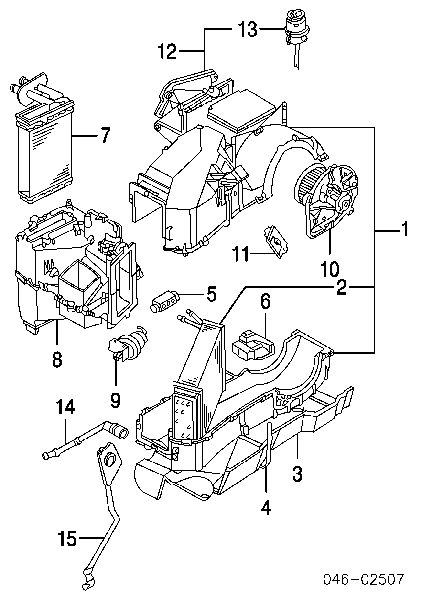 7701033537 Renault (RVI) válvula de expansión, aire acondicionado