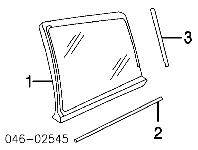  Ventanilla costado superior derecha (lado maletero) para Volkswagen Passat B5, 3B5