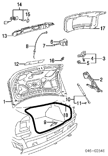  Emblema de tapa de maletero para Volkswagen Passat B5, 3B3