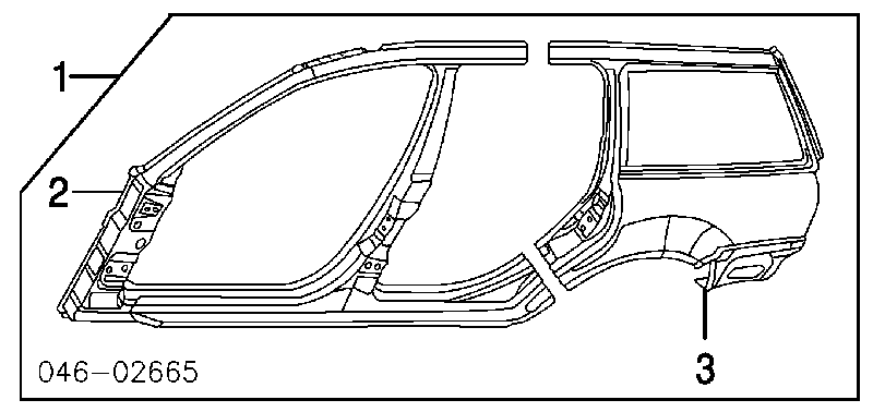  Panel lateral izquierda para Volkswagen Golf 4 