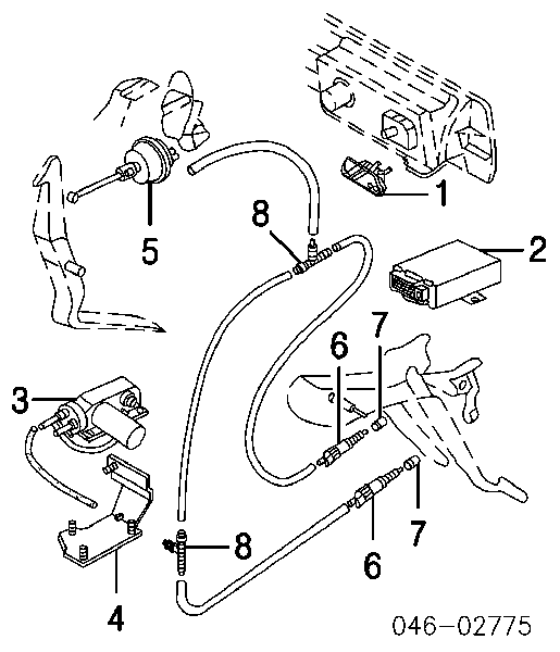 Interruptor De Embrague 811907343B VAG/Audi