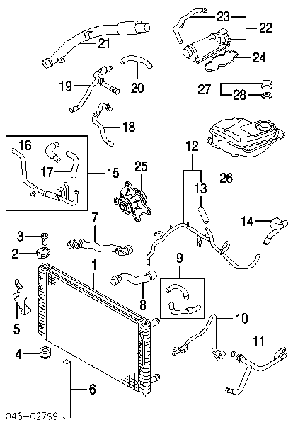 07D121005R VAG bomba de agua