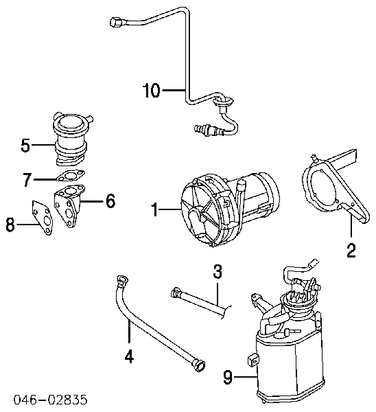 06A131102A VAG válvula, ventilaciuón cárter