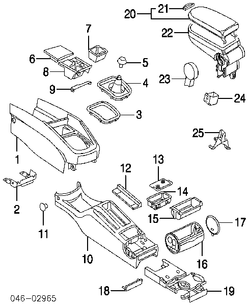  Portavasos, apoyabrazos de consola central para Volkswagen Bora 1J2