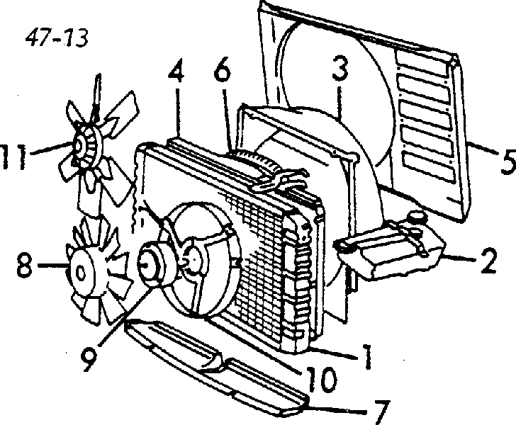 8601127 Volvo radiador refrigeración del motor