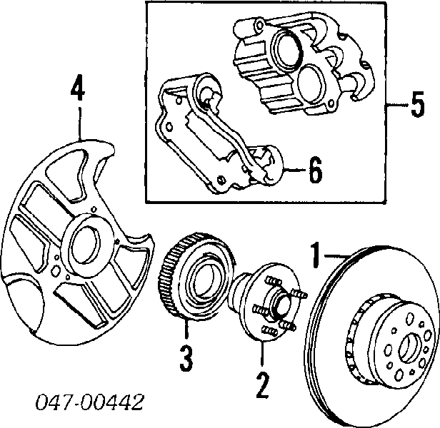 50028091 Volvo pinza de freno delantera izquierda