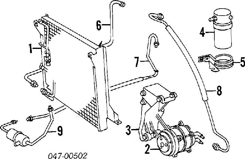 13887377 Volvo condensador aire acondicionado