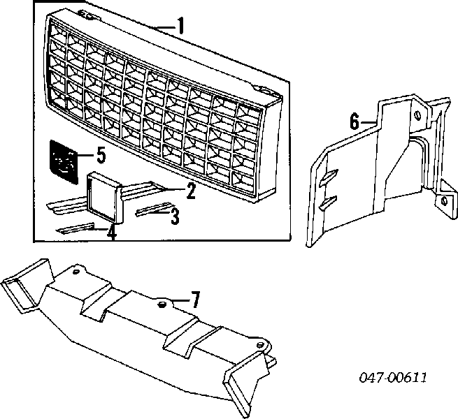 3518656 Volvo panal de radiador