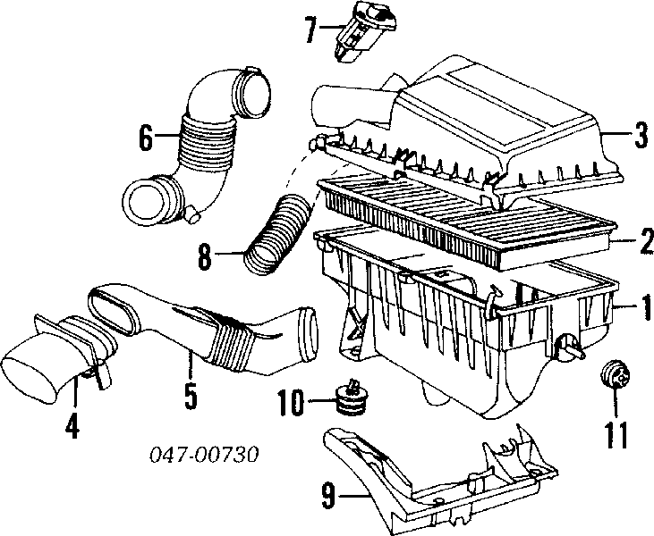 91862623 Volvo filtro de aire