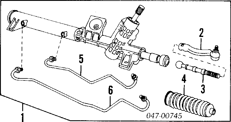 Cremallera de dirección 9461279 Volvo