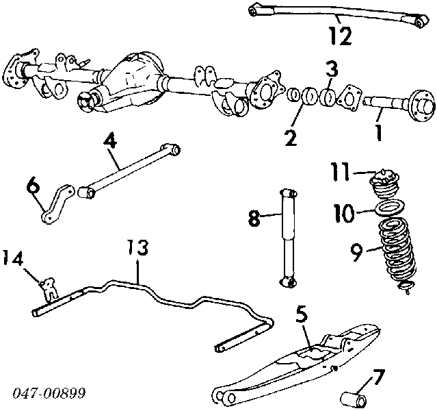 Palanca De Soporte Suspension Trasera Longitudinal Inferior Izquierda/Derecha 1272347 Volvo