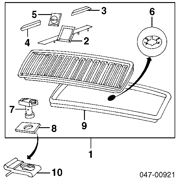  Panal de radiador para Volvo 850 LS