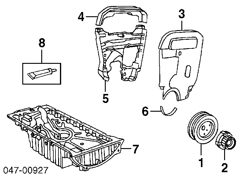 Rueda dentada, cigüeñal 3531531 Volvo