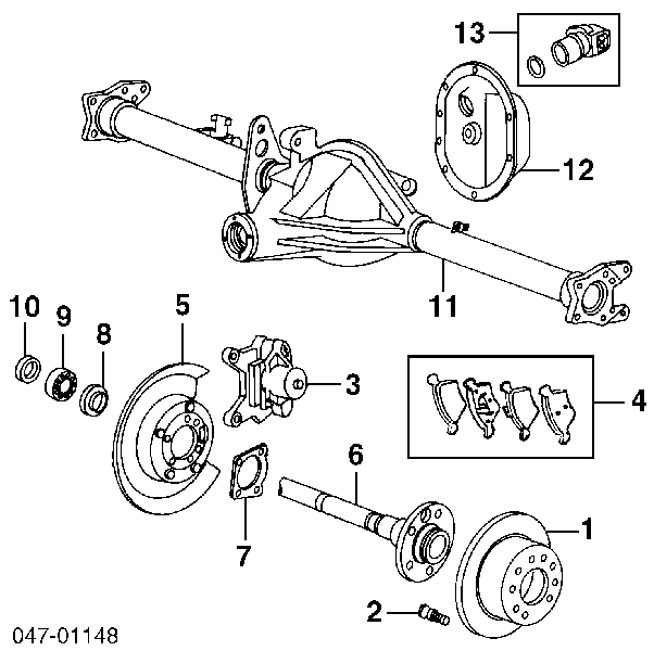 Pinza de freno trasera izquierda 1387945 Volvo