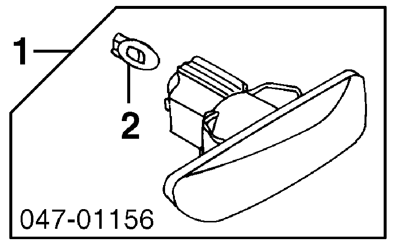 8658944 Volvo luz intermitente guardabarros derecho