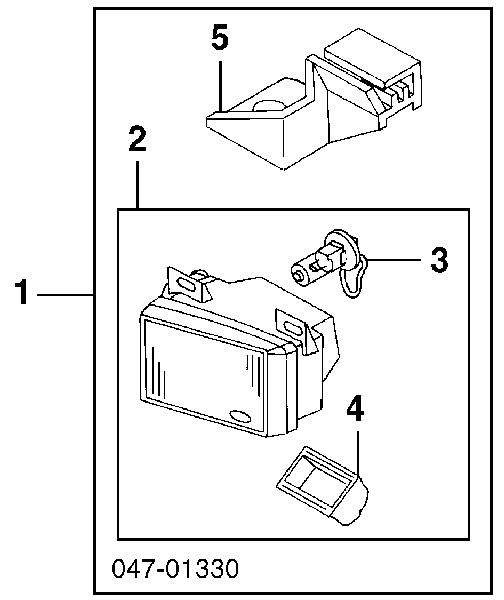 30865272 Volvo faro antiniebla derecho