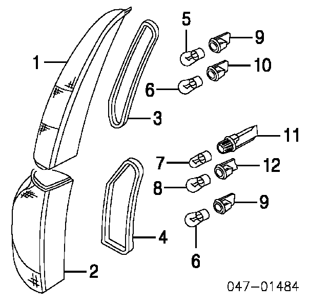 977710 Volvo bombilla