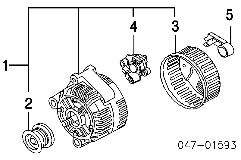 94597416 Volvo regulador de rele del generador (rele de carga)