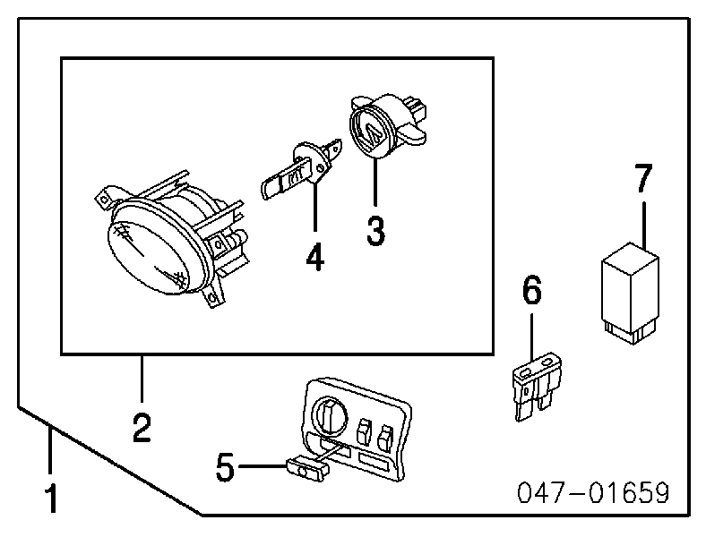 91781849 Volvo faro antiniebla izquierdo