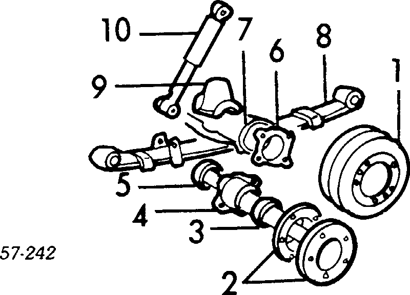 MB339212 Mitsubishi amortiguador trasero