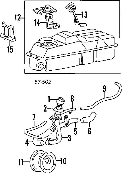  Elemento de turbina de bomba de combustible para Mitsubishi L 300 P0W, P1W, P2W