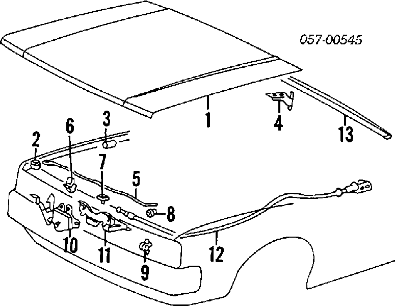  Amortiguador, capó del motor para Mitsubishi L 200 KA, KB