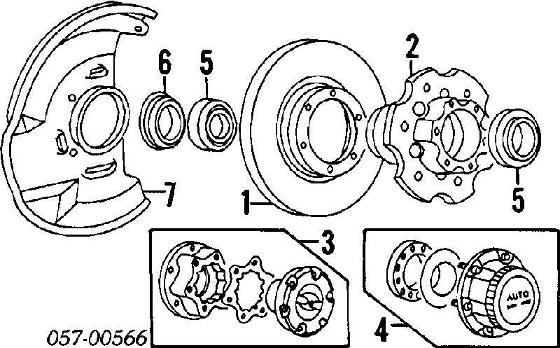 RMB534323 Mitsubishi pinza de freno delantera derecha