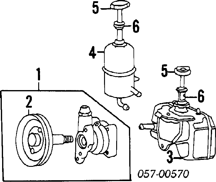 MD180581 Mitsubishi correa trapezoidal