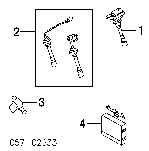 MD343245 Mitsubishi juego de cables de encendido